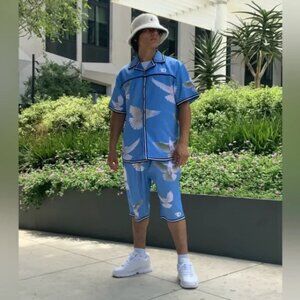 Men’s Frost Original Sky Blue Short Set NWT